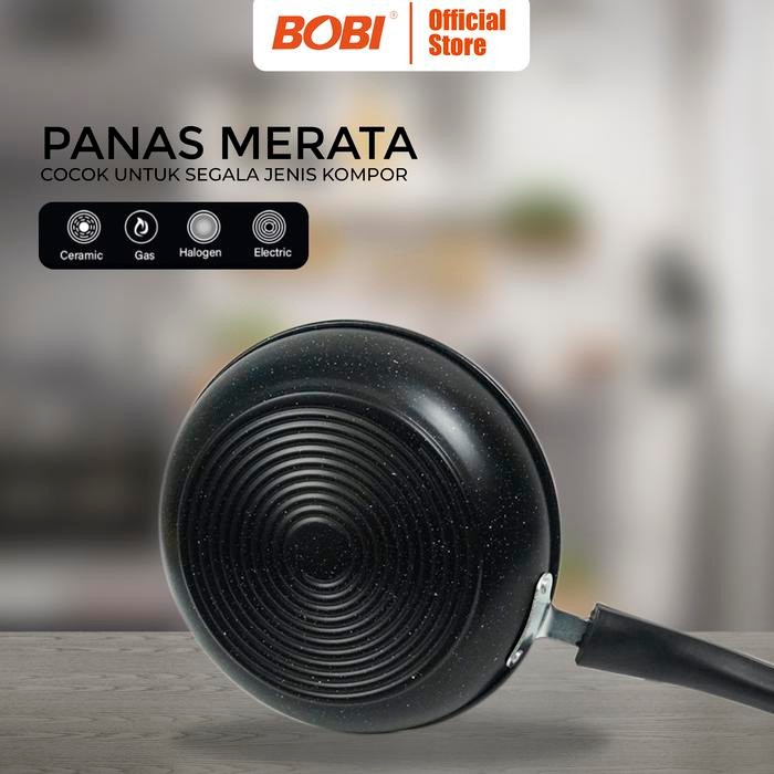 Teflon Anti Lengket Wajan Penggorengan/Pan Marble Anti Lengket/Panci Penggorengan Anti Lengket