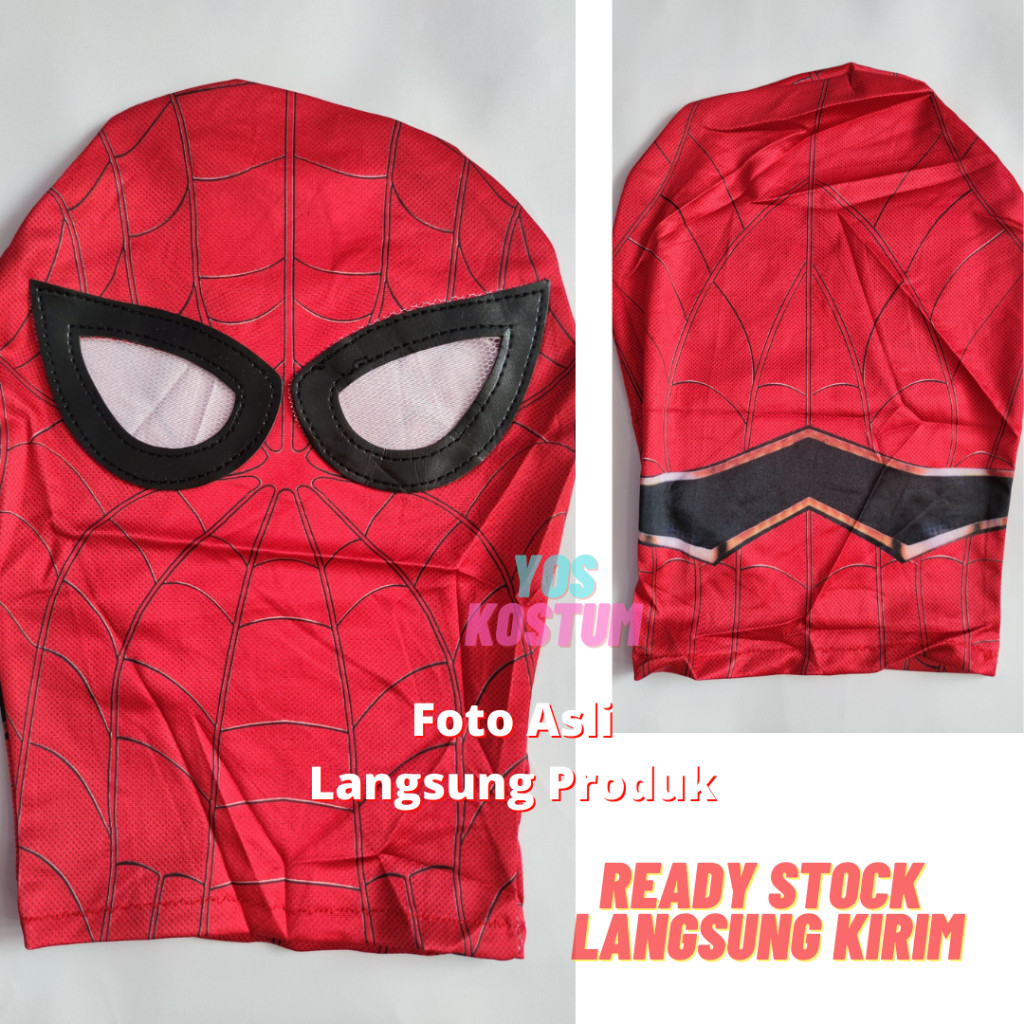 RB223 Topeng Spiderman Dewasa Anak Spider Mask Premium Import