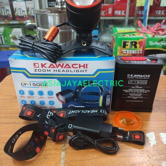 HEADLAMP SENTER KEPALA KAWACHI ZOOM LY1500Z 150W 150 WATT CAS