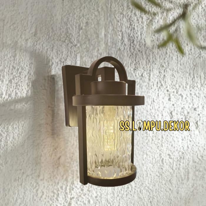 Lampu Dinding Outdoor Indoor Minimalis Modern hias pilar teras tembok outdoor bulat