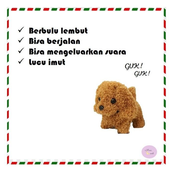 Terlaris Mainan Boneka Anjing Bisa Bergerak, Berjalan & Berbunyi/ Mainan Anak Boneka Anjing Berjalan