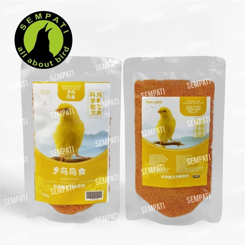 SEMPATI EGG FOOD CEDE PROBIRD PAKAN IMPORT MAKANAN BURUNG KENARI FINCH PLECI GELATIK VOER PUR PELET