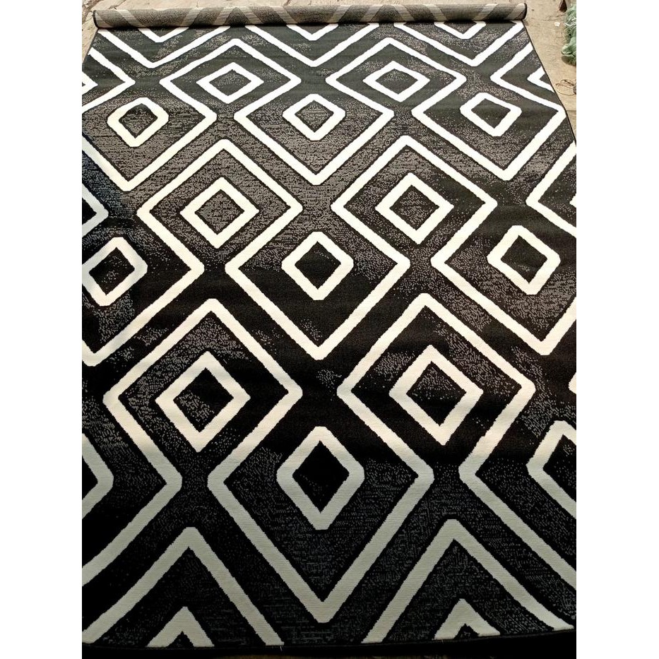 Karpet Permadani MODERNO 210x310 seri Minimalis Abstrak ukuran Besar