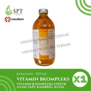 MEDION INJEKSI VITAMIN B KOMPLEKS 500ml VITAMIN AYAM SAPI KAMBING KUDA