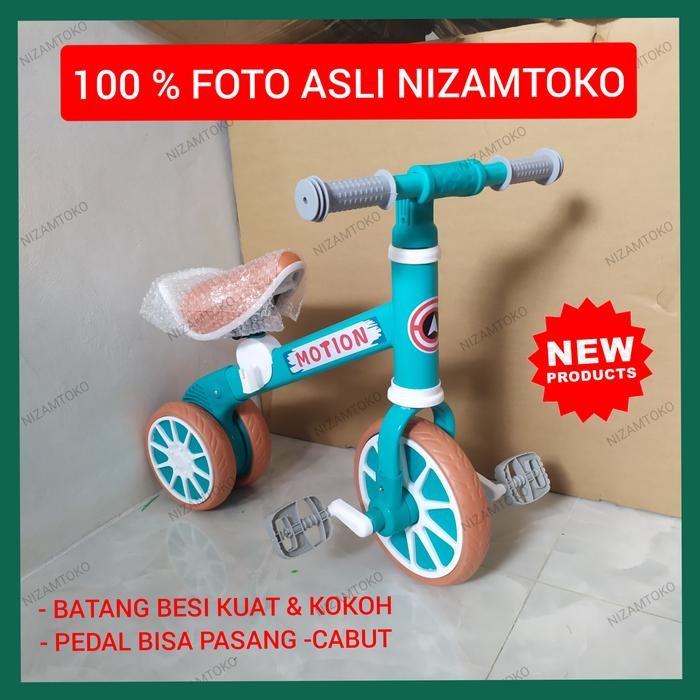 SALE BALANCE BIKE MOTION 2IN1 / SEPEDA RODA TIGA / SEPEDA ANAK