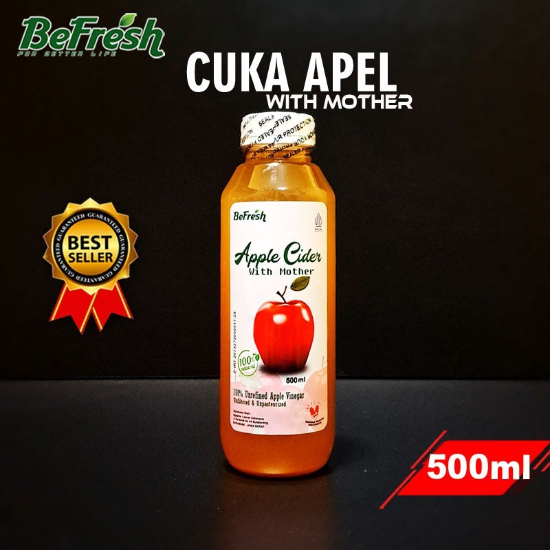 

Cuka Apel Original 500ml - Cuka Apel Original untuk kesehatan dan Diet - Apple Cider Vinega With The