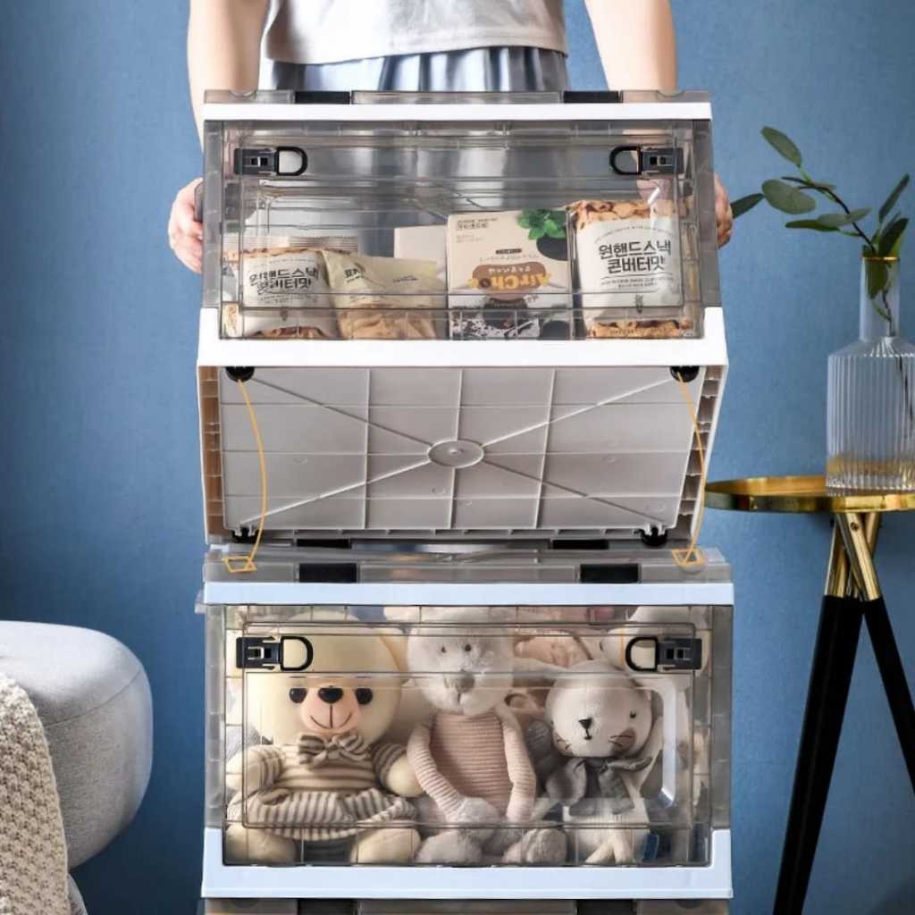 Container Box Lipat / Storage Box Lipat / Kotak Penyimpanan Plastik / Folding Container Box Tempat