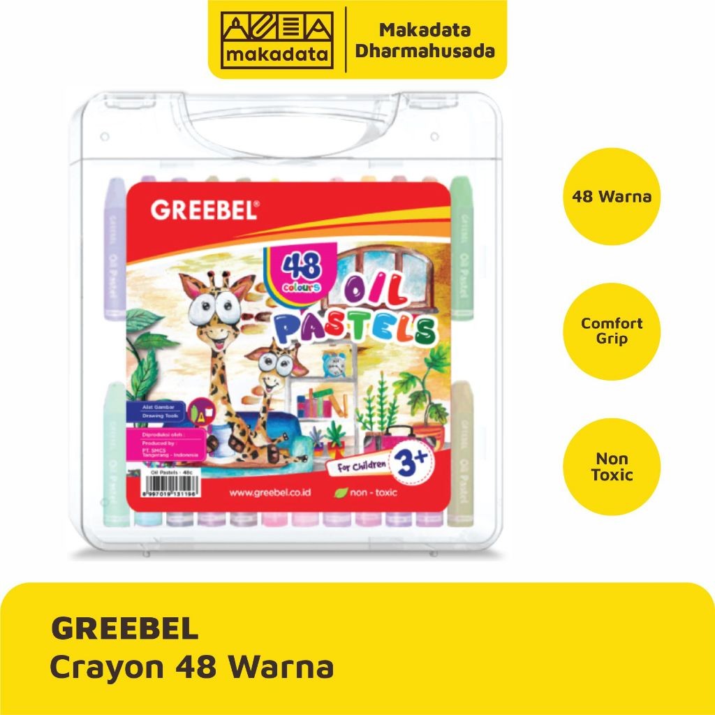 

Meriyah Storee - CRAYON KRAYON OIL PASTEL GREEBEL ISI 48 WARNA