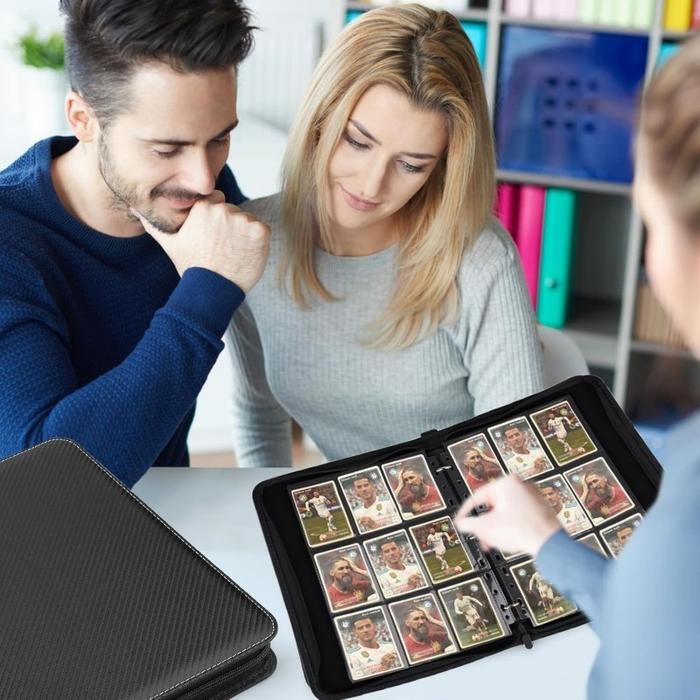 

Terlaris- Buku Album Kartu Pokemon 900Slot 9Pocket Album Card Binder Zip Pokemon Card Binder Kartu