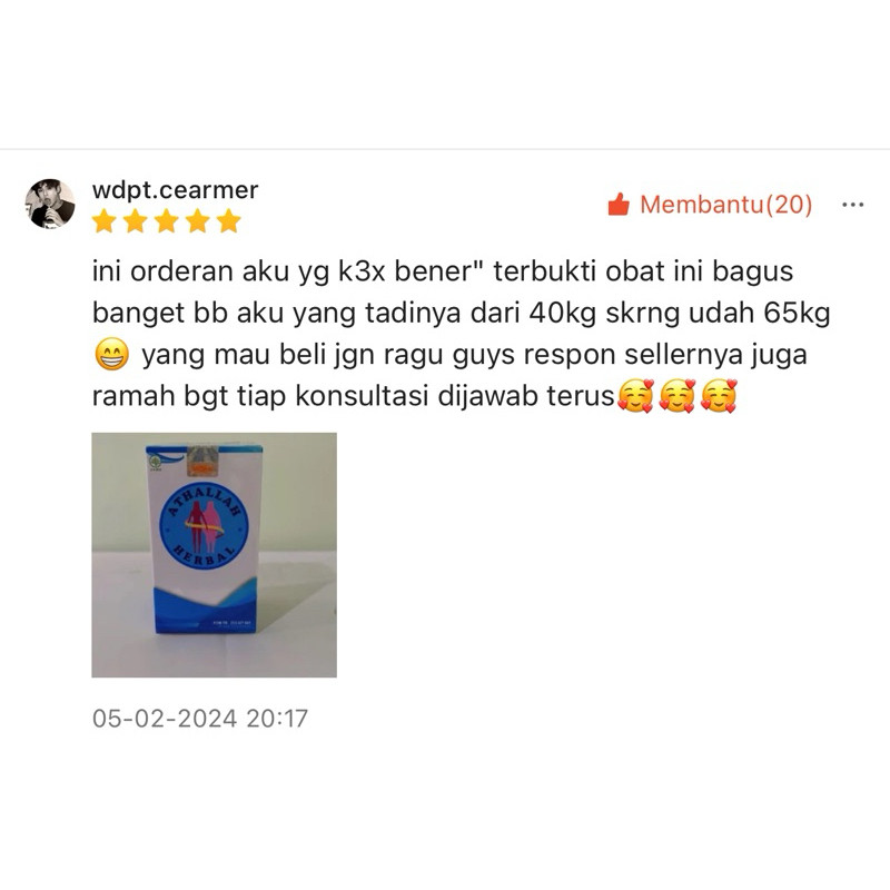 PENGGEMUK BADAN ATHALLAH