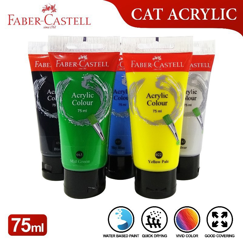 

Cat Acrylic Faber Castell 75ml Warna Kreatif