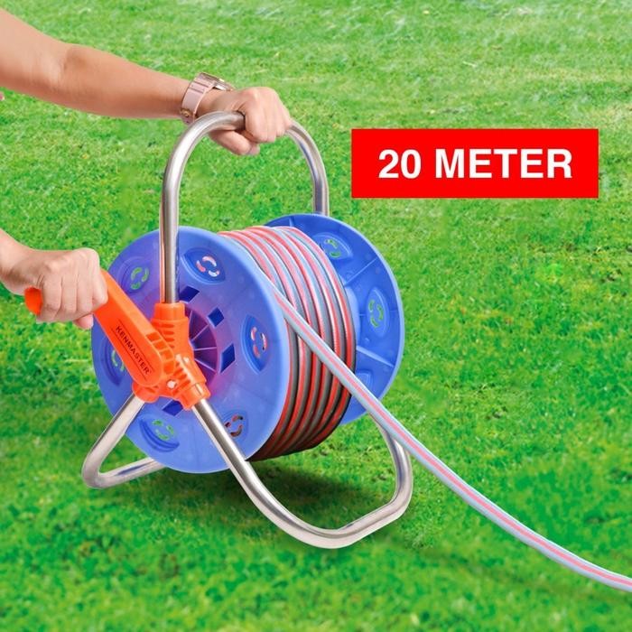 Terlaris Kenmaster Hose Reel Km 20 Gulungan Selang Air 20 Meter
