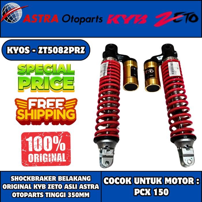 PREMIUM Shockbreaker Shock Belakang Motor Honda PCX 150 KYB ZETO TABUNG / SUBTANK ORIGINAL KAYABA ZT