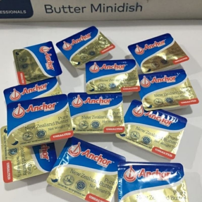 

Anchor Butter Unsalted Butter 10 x 7 gr, Best Seller / Mini Cup