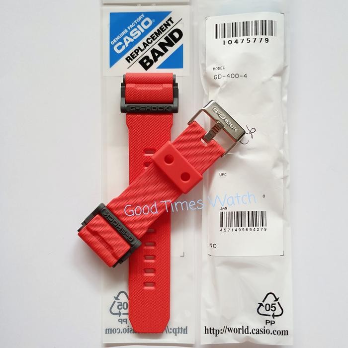 Strap G-Shock Gd-400-4 Gd 400 Casio Original