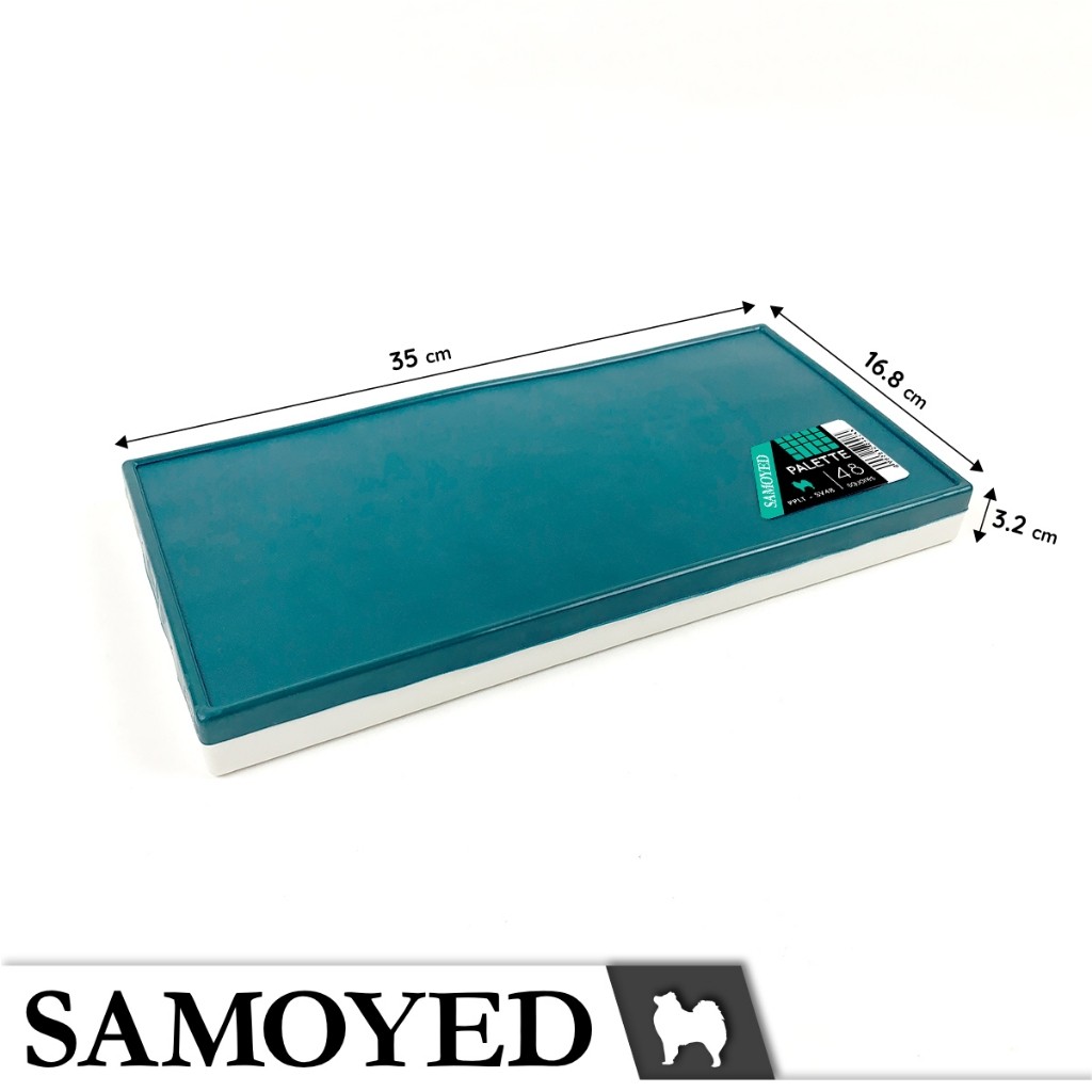 

Palet Lukis / Cat 48 Sekat / Grids / Soft Ruer Lid / Cover Paint / Painting / Painter's Palette /