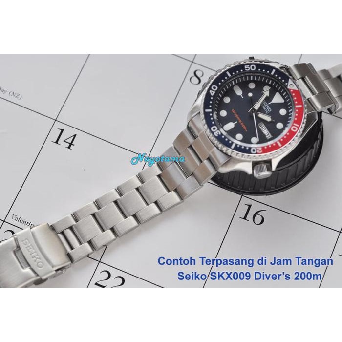 22Mm Rantai Oyster For Seiko Skx007 Skx009 Skx011 After Market