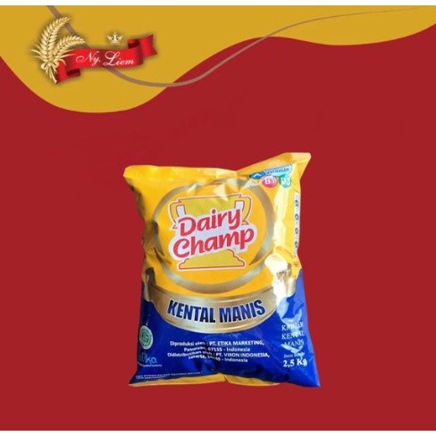

DAIRY CHAMP Susu Kental Manis 2,5 Kg