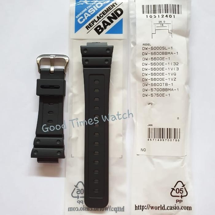 Strap G-Shock Dw-5000Sl / Dw-5600E / G-5600 / G-5600E / Casio Original