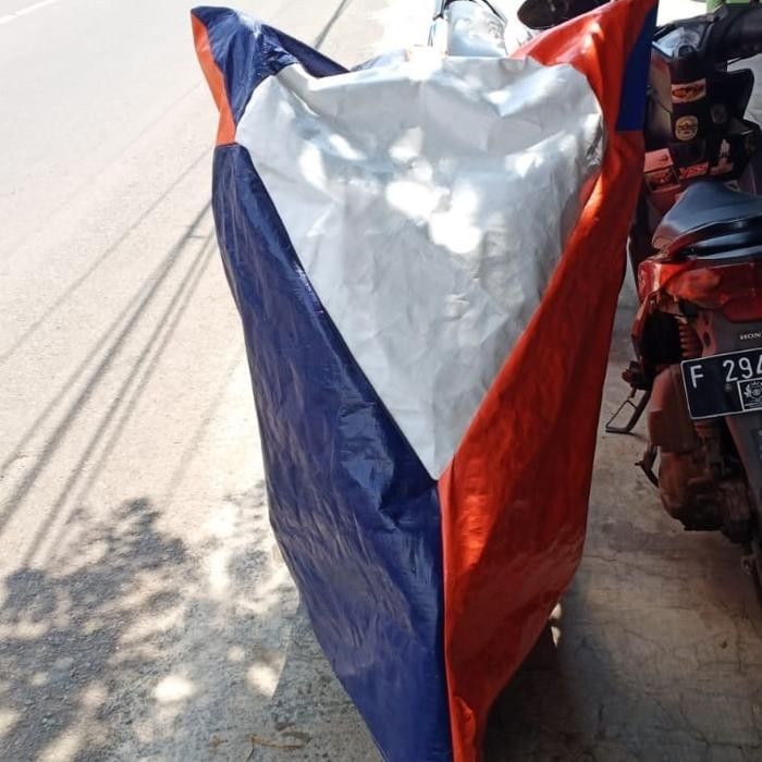 cover terpal penutup motor