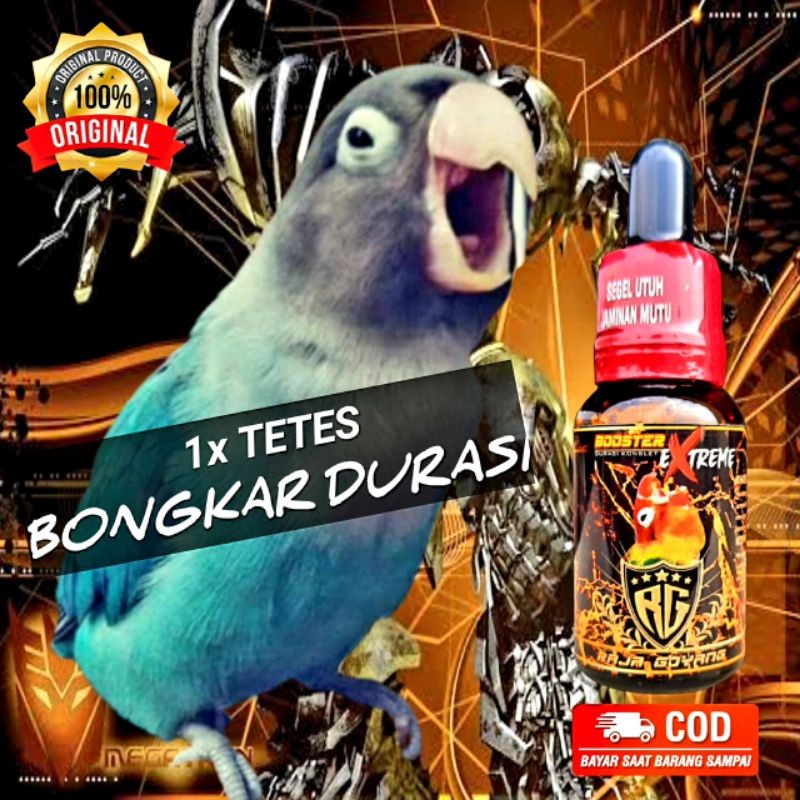 OIL BOOSTER EXTREME RG/ VITAMIN BURUNG LOVEBIRD TERBARU RAJAGOYANG/VITAMIN LOVEBIRD KONSLET/COD