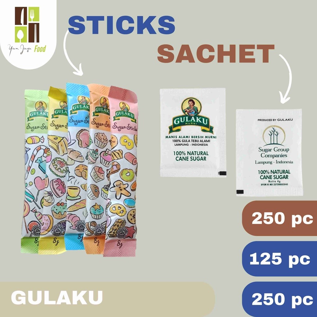 

Gulaku Stick 250/125 pcs / Sachet 125 pcs