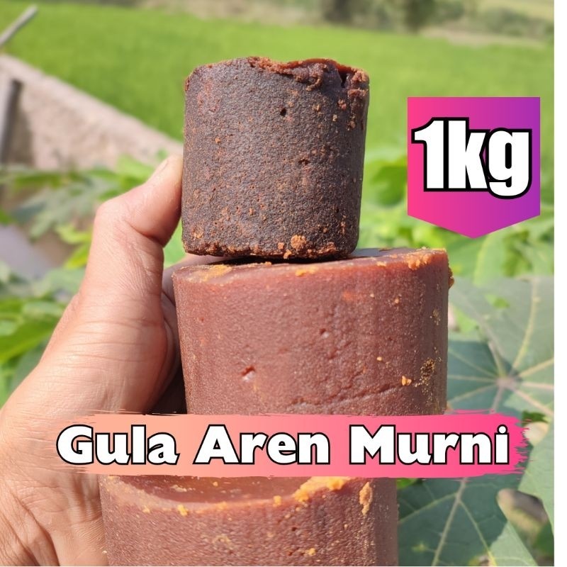

Gula Aren Asli Organik 100% 1kg Murni