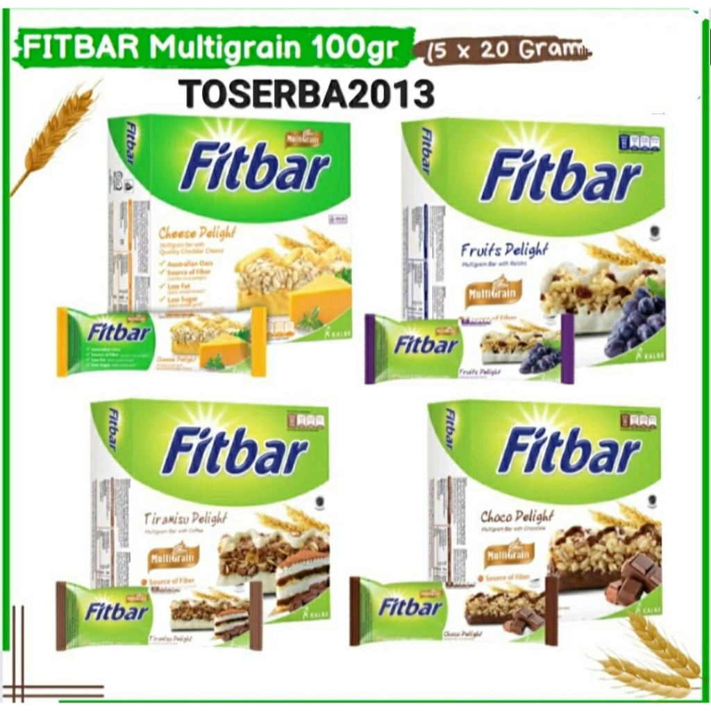 

FITBAR DELICIOUS MULTIGRAIN BAR [5x22gr]