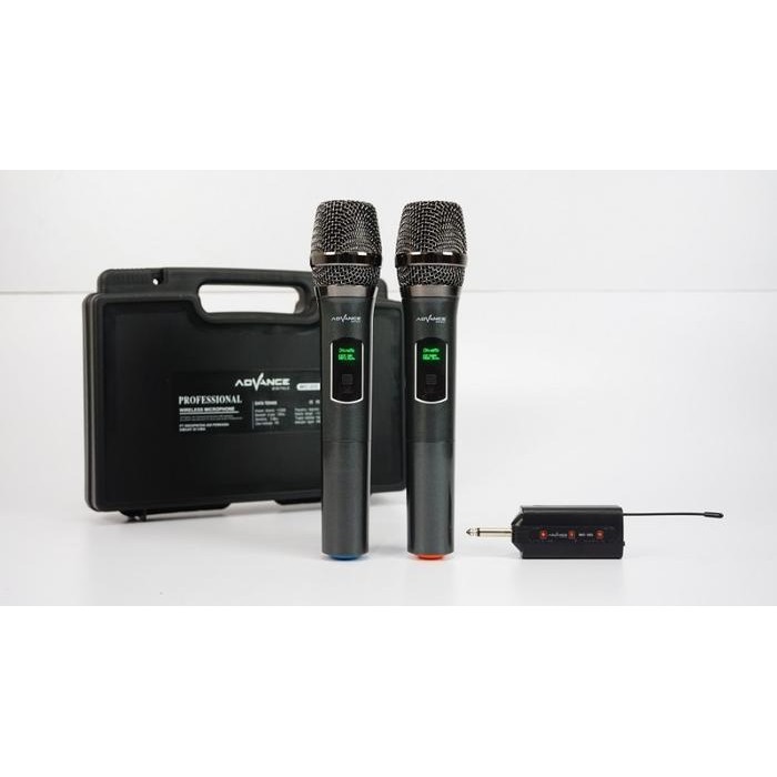 Advance MIC-202 Profesional 2 Mic Wireless Microphone Karoke