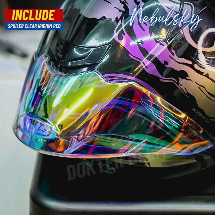 Terlaris Paket Ganteng Njs Nebulasky - Helm Full Face Original Sni Ongkir Termurah