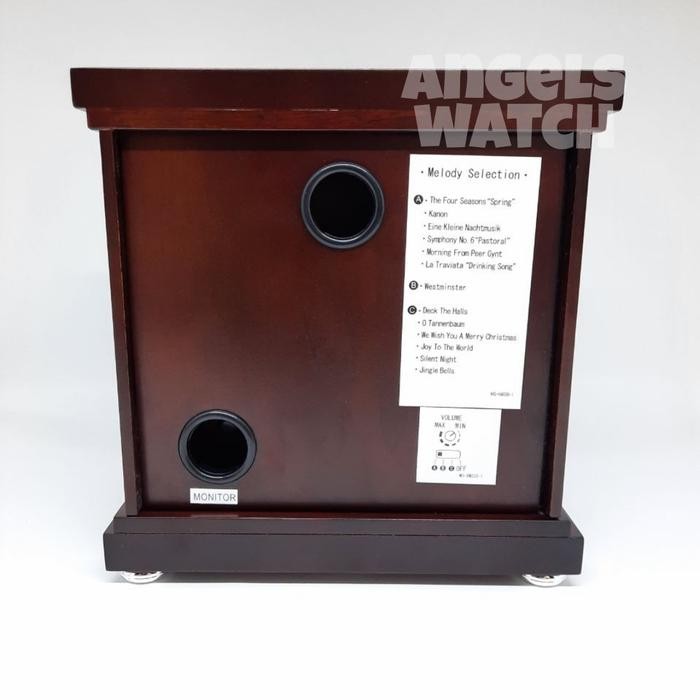 Terlaris Jam Meja Seiko Kayu Qxw247 Jam Meja Kayu