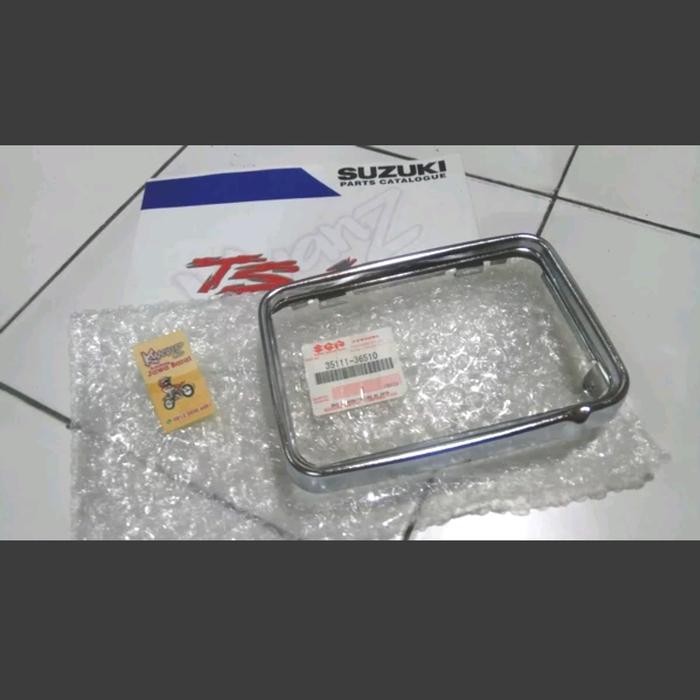 Lis Lampu Depan Ts125 Lis Headlamp Ts125 Besi Batok Lampu Ts125 Frame Lampu Depan Ts125 Ring Lampu D