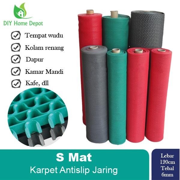 Terlaris Keset Karpet Pvc Jaring Karpet Kamar Mandi Smat Karpet Masjid