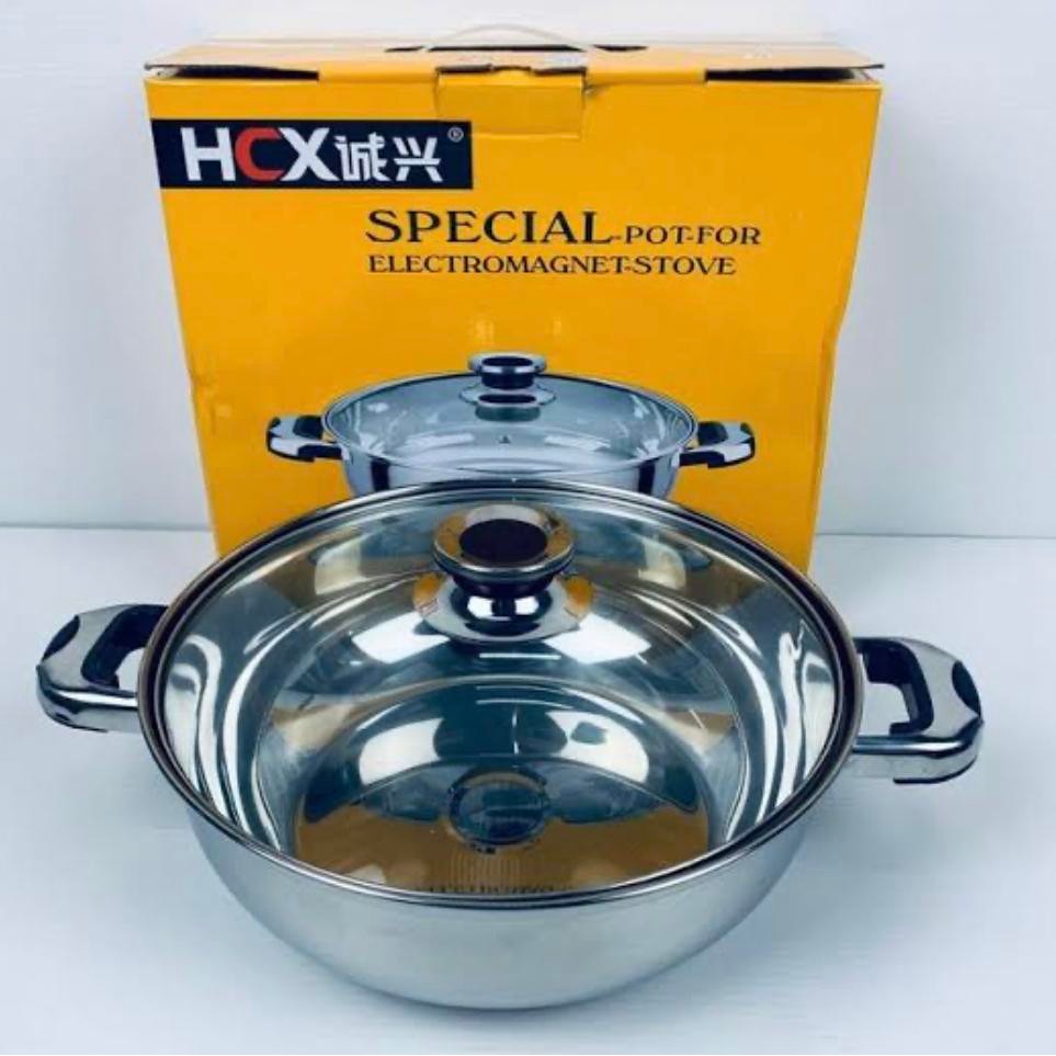 HCX Panci shabu hotpot sukiyaki pan SUPER TEBAL 28cm