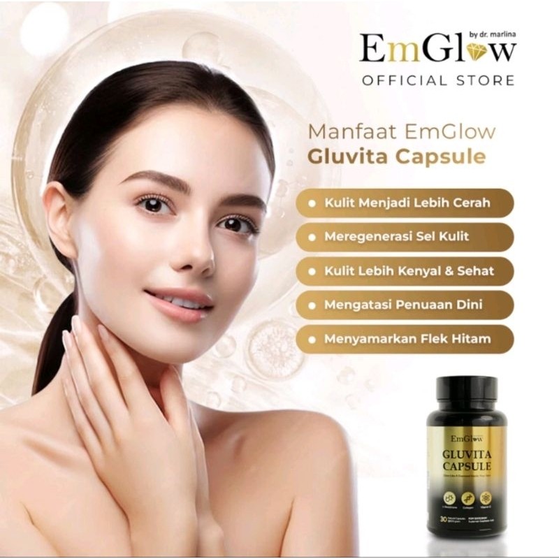 GLUVITA CAPSULE EMGLOW dr. Marlina PENCERAH TUBUH
