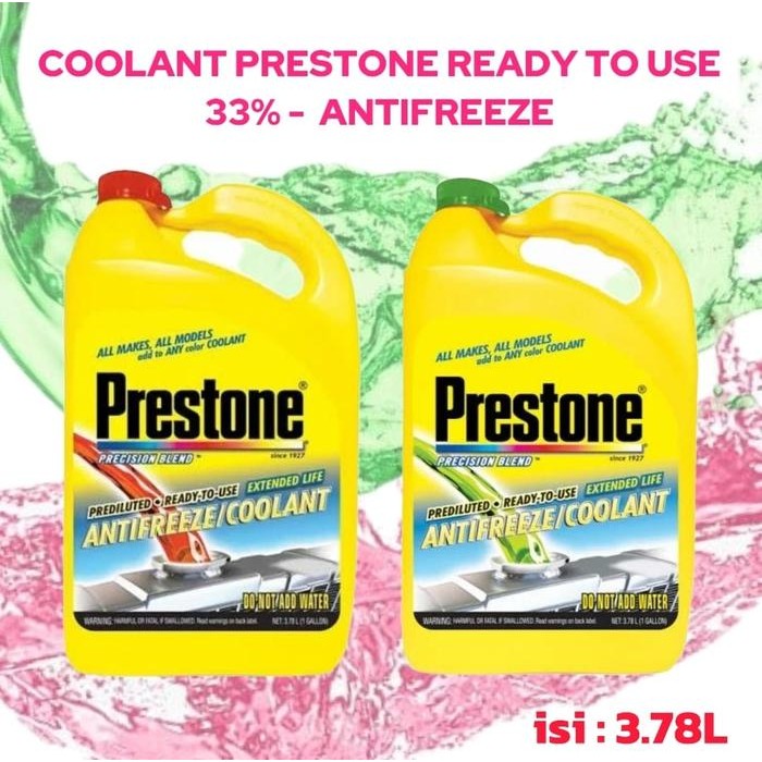 Air Radiator Coolant Prestone Hijau Galon