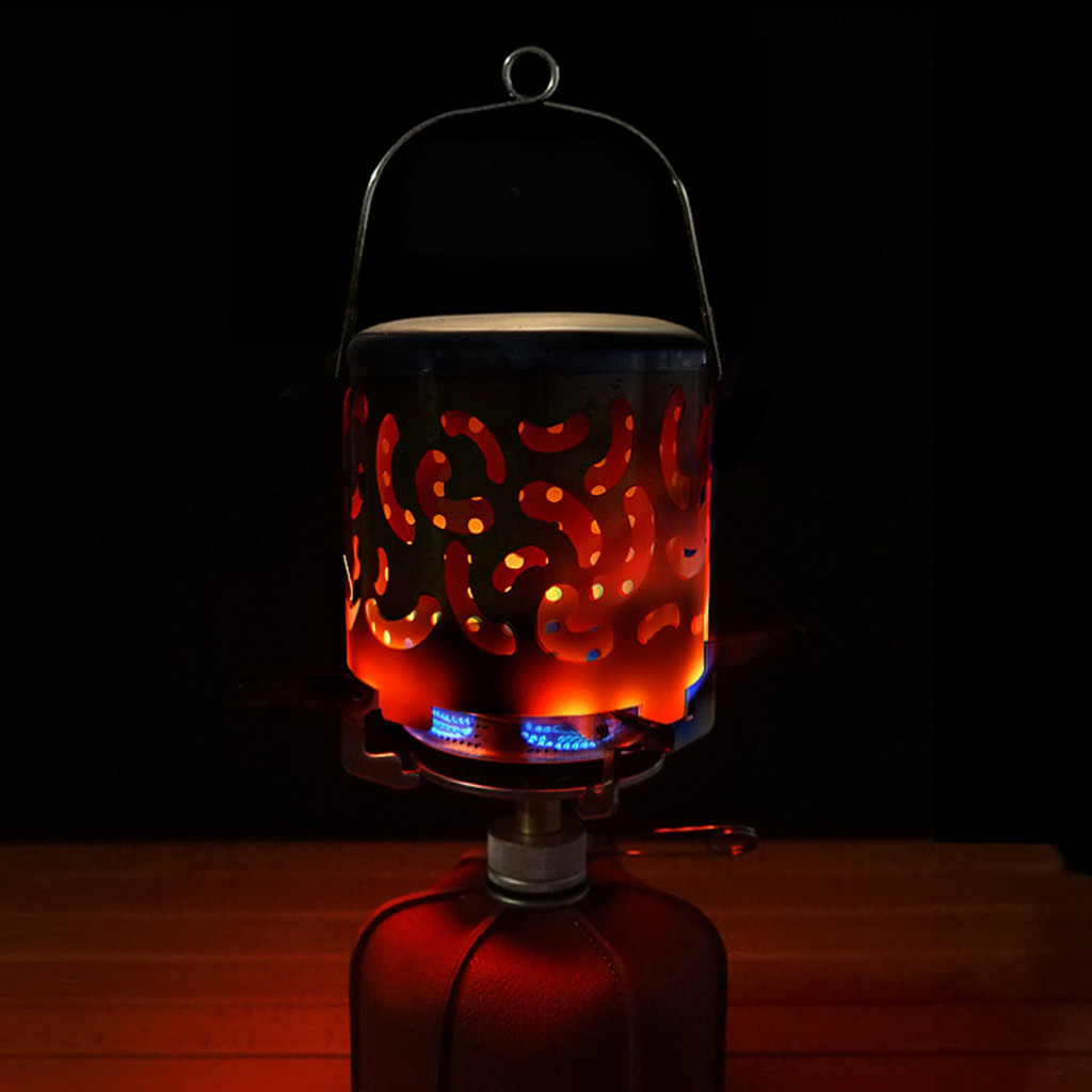 Kompor Pemanas Gas Portabel Luar Ruangan Penutup Pemanas Tutup Pemanas Mini Pembakar Oven Gas Baja T