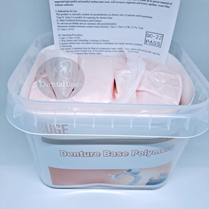 HUGE DENTURE BASE POLYMERS BUBUK GIGI SC OTOMATIS / HC REBUS
