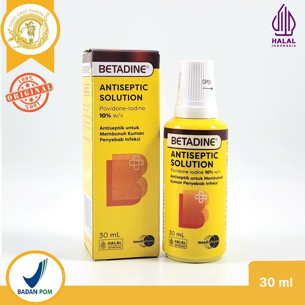 BETADINE ANTISEPTIC SOLUTION (30 ml)