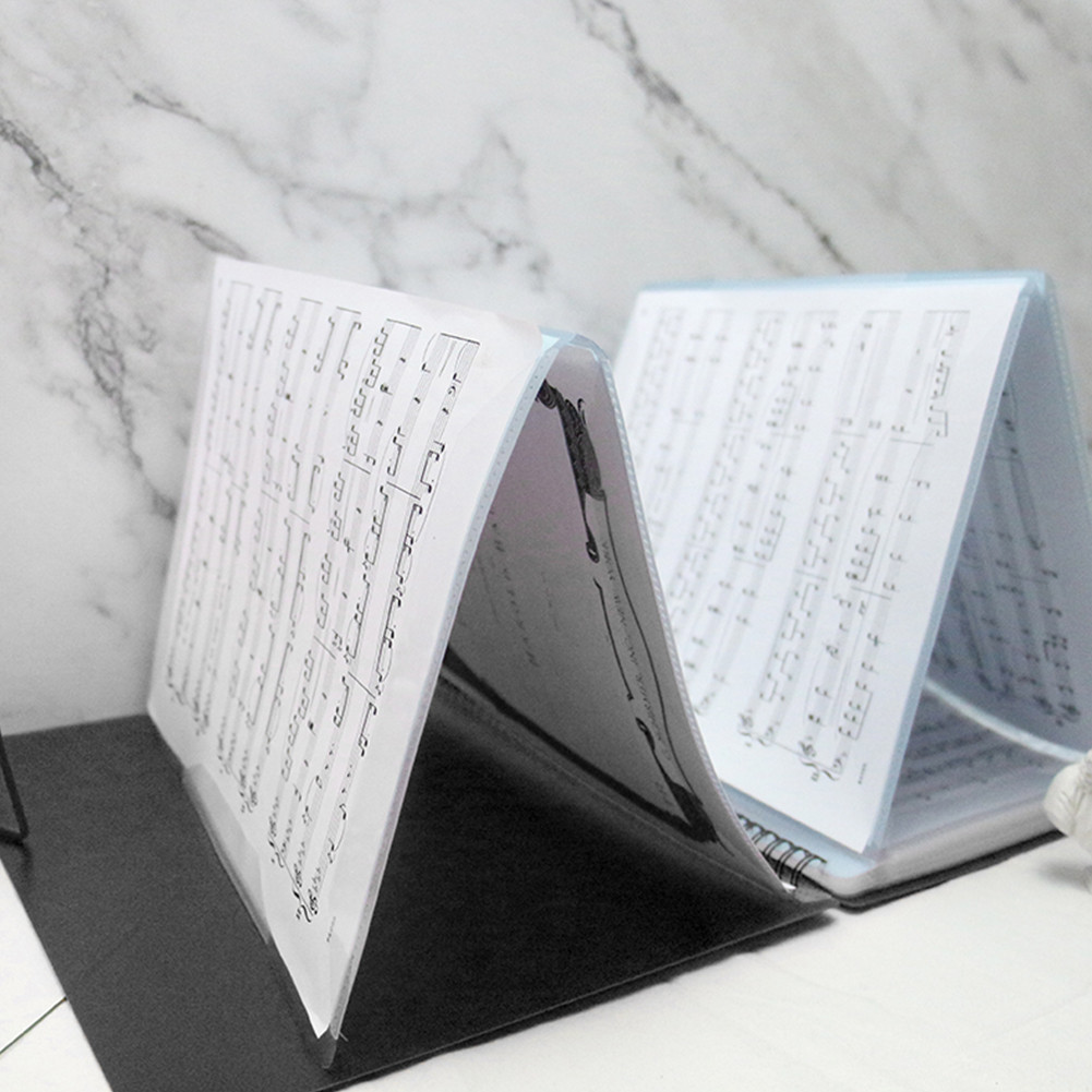 Folder Perlengkapan Musik File Tahan Air Tempat Skor Musik Ukuran A4 Folder Organizer Dokumen Lembar