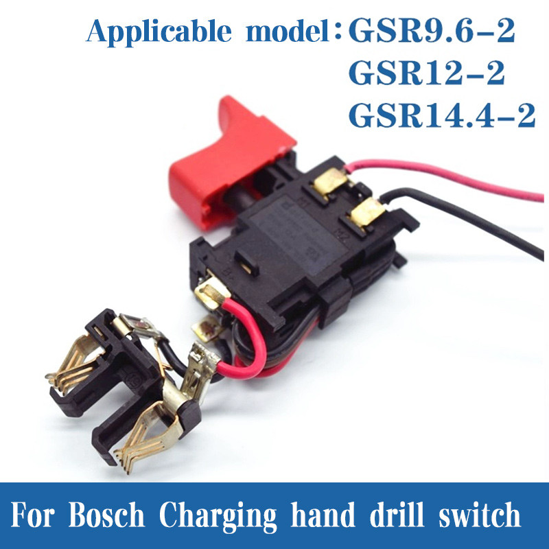 Untuk Bosch Pengisian Bor Tangan Obeng Listrik Switch GSR9.6-2 GSR12-2 GSR14.4-2 GSR18-2 Bor Tangan 