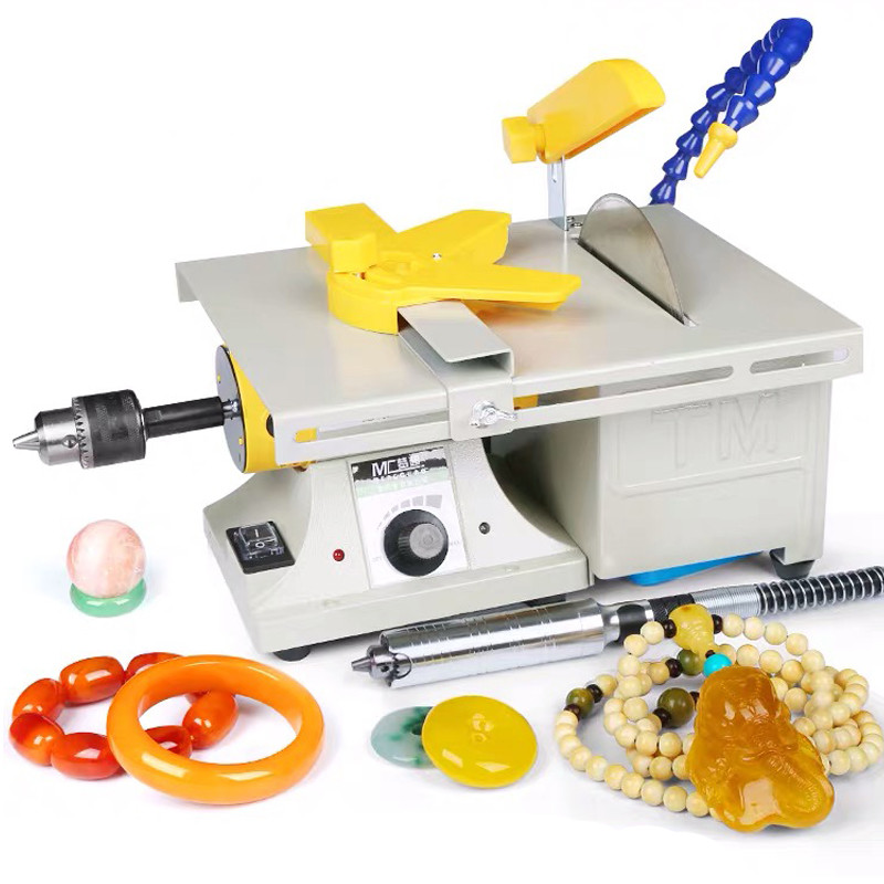 Mini 850W Multifungsi Table Saw Batu Polisher Jade Ukiran Mesin Mesin Gergaji Meja Mesin Pemotong Gr