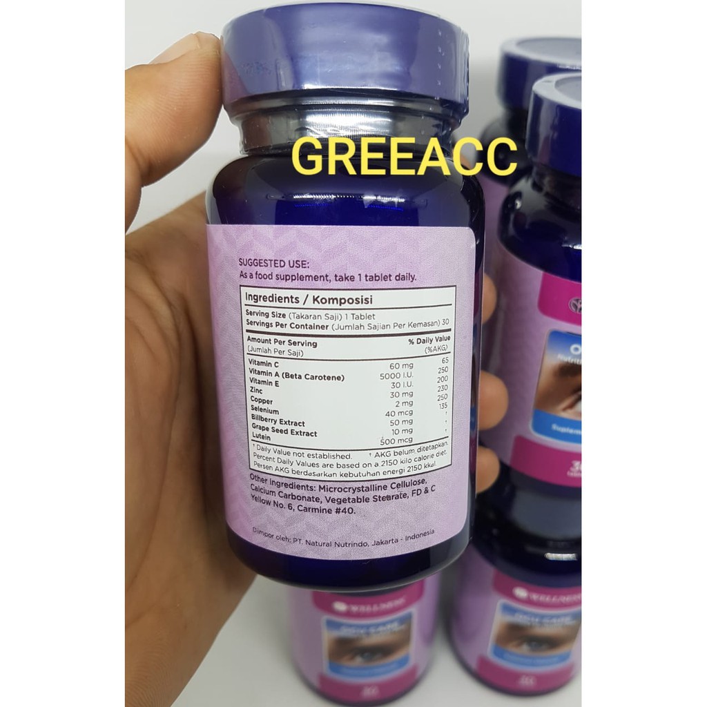 Wellness OcuCare Vitamin Eyevite 30 Kapsul Wellness Ocu Care Kesehatan