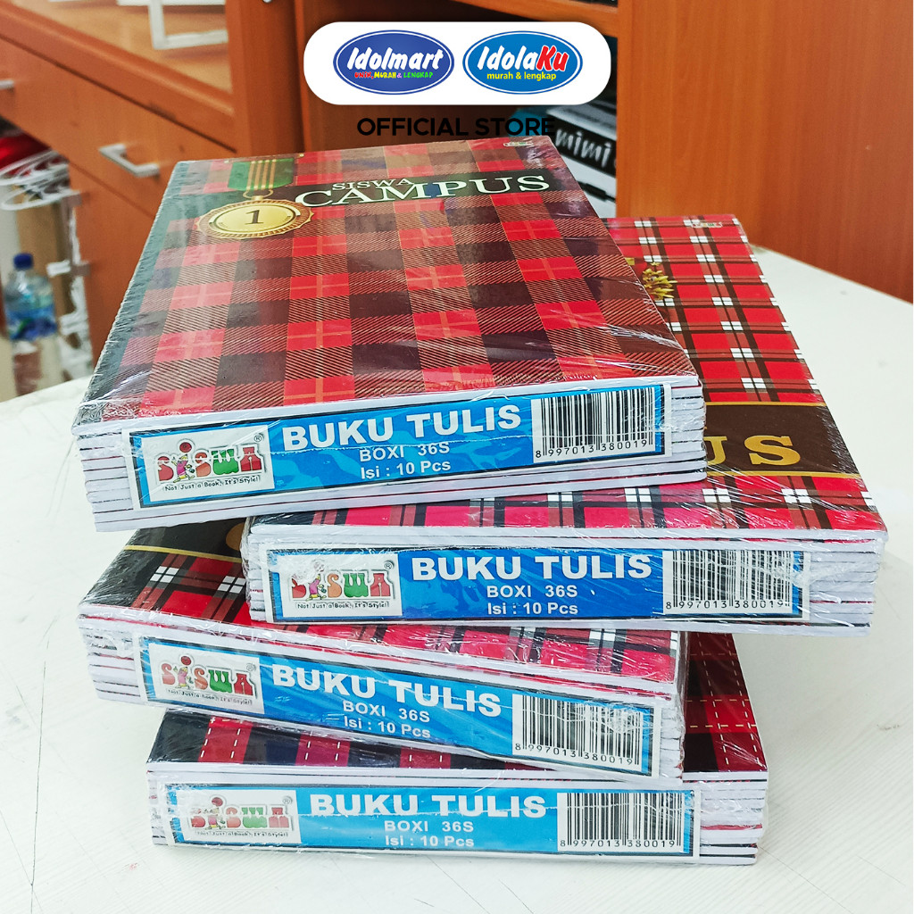 

IDOLMART Buku Tulis Campus Ideal isi 50 Lembar Buku Boxy B5 - Grosir Bandung