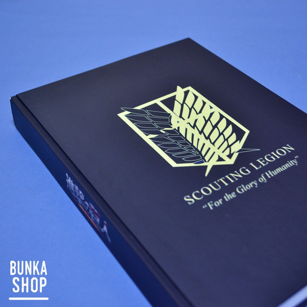 

Note Book Hardcover Anime Shingeki No Kyojin Scouting Legion Ukuran A5 200 Lembar Jurnal Agenda