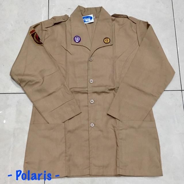 Baju Pramuka Penegak Putri Guru Lengan Panjang Seragam Pramuka