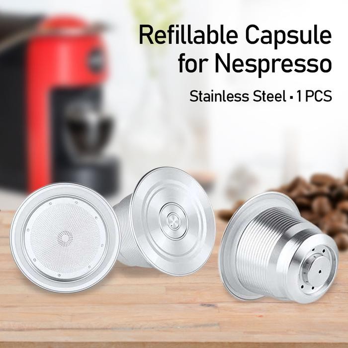 

Terlaris Refillable Capsule Upgrade Stainless Steel 1 Pcs For Nespresso