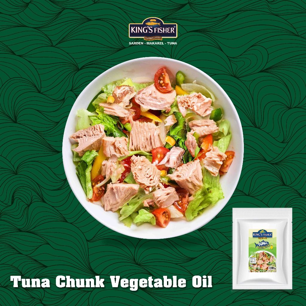 

King's Fisher Tuna Minyak Nabati in Oil Pouch Tuna Ikan Kaleng 1000 gr