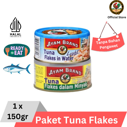 

Ayam nd - Paket Ikan Tuna Kaleng Flake 150gr