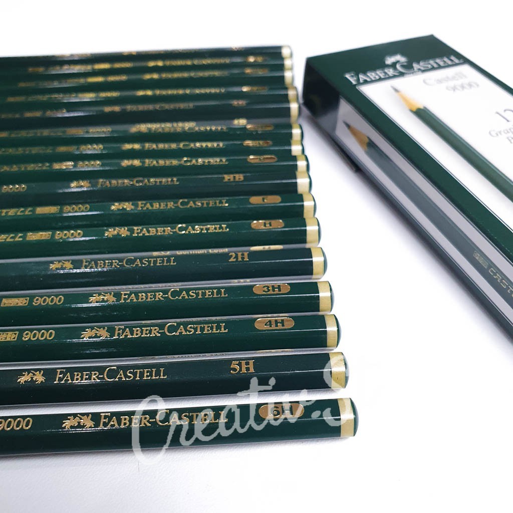 

(16 Pcs) FABER CASTELL Pensil Komputer 9000 6H Sampai 8B